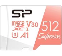 512 Go Silicon Power Carte mémoire microSDXC UHS-I 4K Ultra HD supérieure