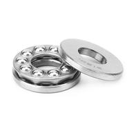 51201 Butée à Billes Axiale 12 Mm X 28 Mm X 11 Mm Acier à Roulement Supérieur Haute Précision, Faible Bruit, Colonne Unique, Facile à Installer avec des Performances Stables pour