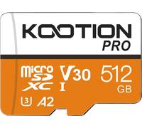 512GB Micro SD Card, Up to 200MB/s Read MicroSDXC UHS-I, C10, U3, V30, A2, Full HD and 4K Video, High Speed Memory Card for Smartphones/Tablets/Action Cameras