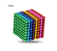 512pcs Boules Magnétiques 1000 Boules Colorées Magnétiques Buck Perles Décompression-Planète Heureuse-Sodexuu