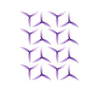 5130 MCK Hélice renforcée à 3 pales de 5,1 Pouces, Trou Central M5 for Drone de Course RC FPV de 5 Pouces et Maintenance de la Propulsion du quadricoptère, pièce 5.1x3.0x3 (2 Paires)(8pairs Purple)