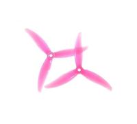 5130 MCK Hélice renforcée à 3 pales de 5,1 Pouces, Trou Central M5 for Drone de Course RC FPV de 5 Pouces et Maintenance de la Propulsion du quadricoptère, pièce 5.1x3.0x3 (2 Paires)(2pairs Pink)