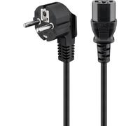 [51320] Goobay Cordon Electrique Schuko (type F, CEE 7/7) > C13 (IEC ) 5 m Noir