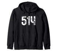 514 Code régional Montréal Québec Canada Sweat à Capuche