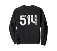 514 Code régional Montréal Québec Canada Sweatshirt