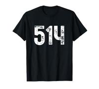 514 Code régional Montréal Québec Canada T-Shirt