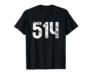514 Code régional Montréal Québec Canada T-Shirt