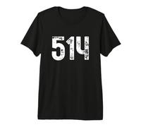 514 Code régional Montréal Québec Canada T-Shirt Haut de Gamme
