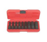 KS Tools – Jeu de 9 douilles à chocs TORX 1/2'' 515.1050 – E10,E11,E12,E14,E16,E18,E20,E24