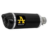 Arrow Silencieux Homologué Street Thunder Aluminium Dark With Carbon End Cap Ktm Duke 125 ´11-16
