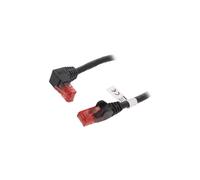 51516-Goo1 Patch cord U/UTP 6 Line CCA PVC noir 2m 25AWG Goobay