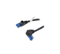 51527 Patch cord U/UTP 6a Line CCA PVC noir 0,25 m 24 AWG Goobay