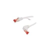 51548 Patch cord S/FTP 6 Line Cu LSZH blanc 0,25m 28AWG -20-65°C Goobay