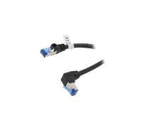 51555-Goo1 Patch cord S/FTP 6a Line Cu LSZH noir 0,25 m 27 AWG Goobay