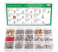 516 pièces Kit de vis pour PC, kit de vis pour SSD, vis pour carte mère d'ordinateur avec entretoise, vis #6-32 mâle sur femelle M3 pour ventilateur de disque dur SSD de 2,5 pouces, boîtier, CD-ROM