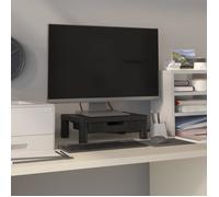 vidaXL Support de moniteur Noir 43x30,5x13 cm pour bureau