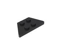 51739 Plaque Circulaire Coin 2x4 50 Pièces GDS-555 Compatible avec Lego Briques de Construction Couleur:Nero 26