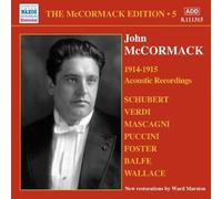 ザ・マッコーマック・エディション第5集1914~1915年アコースティック録音集