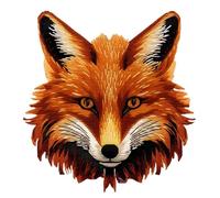 51buyoutgo Canevas Broderie Point de Croix Kit Complet Adulte Debutant Compté Pré Imprimé Estampillé Moderne Débutant avec Fils, Facile Renard Animaux 11ct Cross Stitch Loisirs Créatifs Set 30 x 30 cm