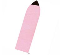51buyoutgo Housse de Protection pour Planche de Surf, Extensible, à Séchage Rapide, avec Cordon de Serrage et Protection de Nez Rembourrée, Accessoires de Surf 180 x 50 cm Rose