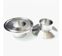 51mm 2" Pipe OD Butt Weld x2" Tri Clamp SUS 316L Stainless Steel Fitting Coupling Home Brewing Beer Wine