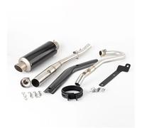 51mm / 60mm Systèmes Complets D'échappement De Moto Modifier Les Accessoires Silencieux Tuyau Avant Pour Cross Cub110 CC110 2018-2023(Type C)