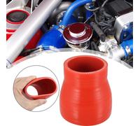 51mm-70mm 2.76"-2.01" ID Droit Réducteur Tuyau Coupleur Rouge pour Voiture