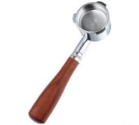 51mm Bottomless Portafilter Stainless Steel Wood Handle(A)