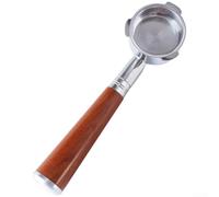 51mm Bottomless Portafilter Stainless Steel Wood Handle(B)