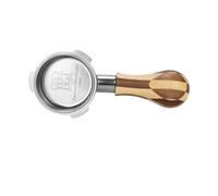 51mm Coffee Bottomless Portafilter Naked，Compatible For Delonghi，Dedica EC680 EC685 Filter Basket Espresso Machine Accessories Barista Tool(Homix Double-Spout)