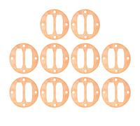 51mm Cylinder Sealing Gasket | Red Copper Pump Mount Plate for Pneumatic System | 10Pcs Replacement Gasket Set for 3P / 4P Pneumatic Pumps | Oxidation Defiant & Long Service Life