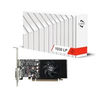 51RISC GT 1030 Carte graphique à profil bas 2 Go GDDR5 SFF pour jeux de bureau 4K Affichage vidéo LP Carte graphique (GT 1030 GDDR5 2G profil bas)
