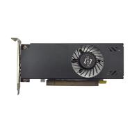 51RISC Radeon RX 550 LP Carte graphique à profil bas 4 Go GDDR5 Petit facteur de forme pour jeux vidéo 4K Écran de bureau/Mini PC SFF Carte vidéo RX 550 4 Go Profil bas