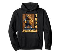 51st Birthday Bear Legends December 1974 51 Years Old Mens Sweat à Capuche