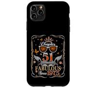 51st Birthday Queen Chapter 51 Fabulous Since 1975 Women Coque pour iPhone 11 Pro Max