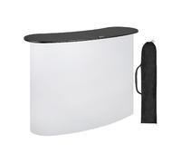 51x38.5 Pouce Portable Pop Up Salon D'exposition Affichage Comptoir Promotion Podium Table Stand Stand avec Mur Carry Sacs