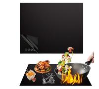 51x63cm Tapis de Protection Plaque Induction Protege Plaque Induction,Grand Tapis de Protection Plaque Silicone pour Cuisinière à Induction,Plaque de Cuisson Magnétique Cooktop Anti Rayures (51*63cm)