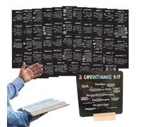 52 Cartes de vers de la Bible, approfondissez votre foi avec des versets bibliques révélateurs et des connexions significatives à la parole de Dieu, des versets bibliques quotidiens, un verbe