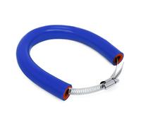 52 cm/20,47" Protection Pot Echappement Moto,Protection Collier Echappement Réglable Universelle pour Pit Dirt Bike Motocross Supermoto Enduro Scooter Bleu