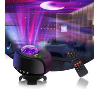 52 couleurs Grand Led Musique Ciel étoilé Projecteur Lampe Bluetooth Haut-parleur Aurora Projecteur d'étoiles Aurores boréales Enfants Adultes Lumière nocturne Noir