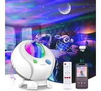 52 couleurs Grand Led Musique Ciel étoilé Projecteur Lampe Bluetooth Haut-parleur Aurora Projecteur d'étoiles Aurores boréales Enfants Adultes Lumière nocturne Blanc