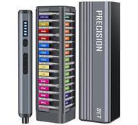 52 EN 1 Kit Tournevis de PréCision, Aimanté Tournevis de Precision Electrique, Couple à 5 Vitesses, pour iPhone,iPad,Macbook,Switch,PS4,PS5,Ordinateur,PC,Lunettes,Montres,Etc.,etc.