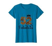 52 Et Fabuleuse Léopard 52e Anniversaire 52 Ans Cadeau Femme T-Shirt, Femme, Saphir, M