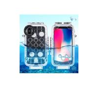 Coque et étui téléphone mobile Puluz (#52) for iPhone X 40m/130ft Waterproof Diving Housing Photo Video Taking Underwater Cover Case (Transparent)