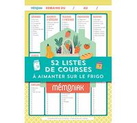 52 listes de courses Mémoniak 2022