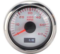 52 mm 6K aiguille tachymètre jauge IP67 étanche pour 1-8 cylindres moto -essence -automobile
