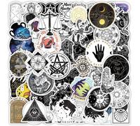 52 Pièces D'autocollants Astrologie, Autocollants En Vinyle De Décoration Esthétique Pour Album, Ordinateur Portable, Enfant, Adolescent, Fille