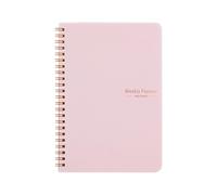 52 Week Planner 2025 Daily Full Page Self Discipline Punch Book One Calendar Janvier December Rangement artisanal (taille rose)