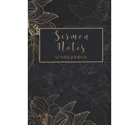 52 Week Sermon Notes For Women: Christian Bible Sermon Journal |: With Extra Days For Christmas Eve and Good Friday Services