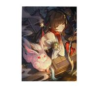 52 X 38 cm 500 Pcs Wooden Adult Jigsaw-Puzzles with Honkai Star Rail All Roles's Light Cones Paint